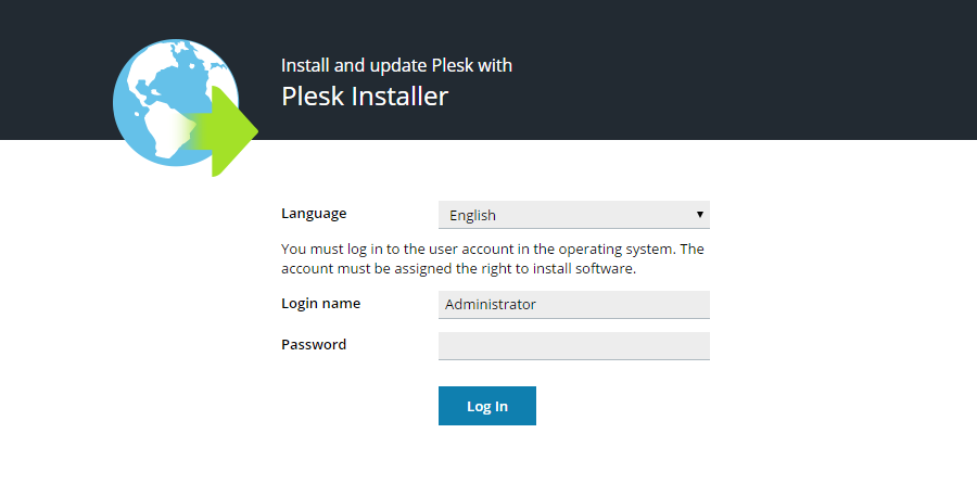 Installazione Plesk Windows