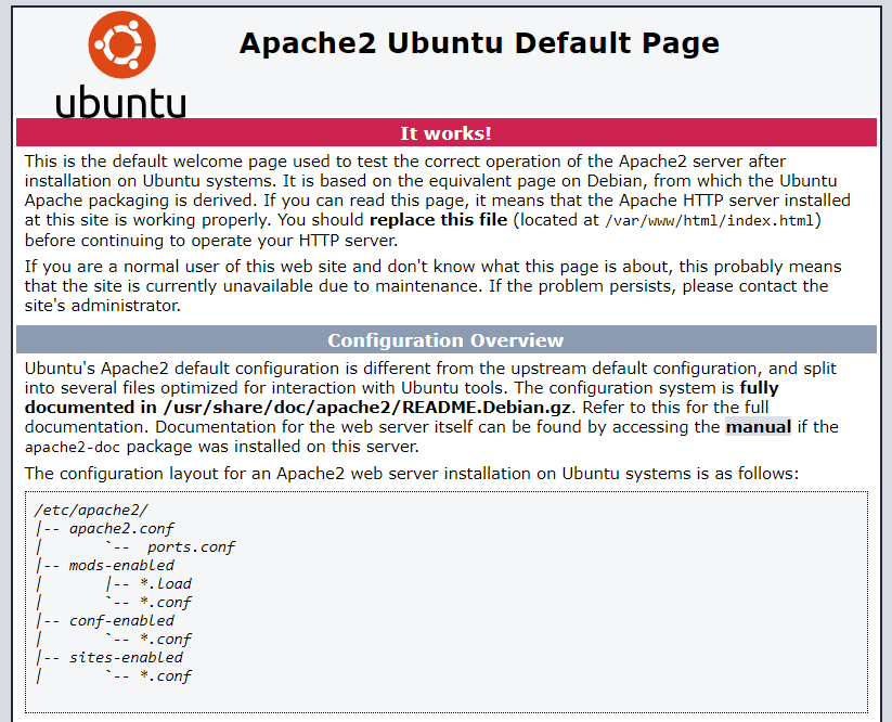 HomePage Apache