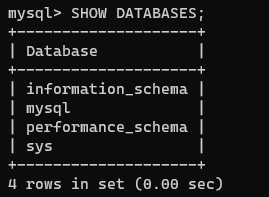 Database esistenti