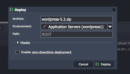 Deploy di Wordpress su jelastic Cloud