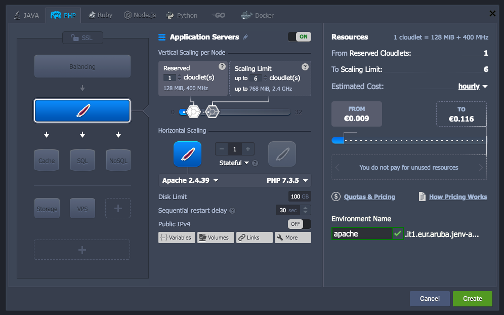 Screenshot-2019-11-13-18-37-19.png Configurazione dell'ambiente su Jelastic Cloud