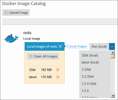 Elenco Immagini Docker per Prodotto